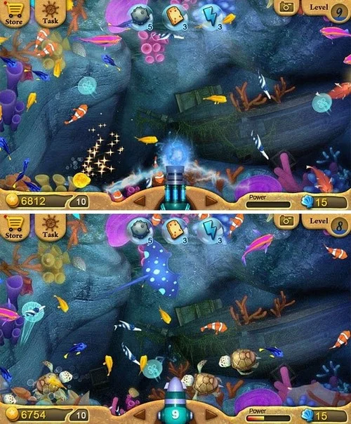 3D捕鱼，立体深海场景，视觉震撼